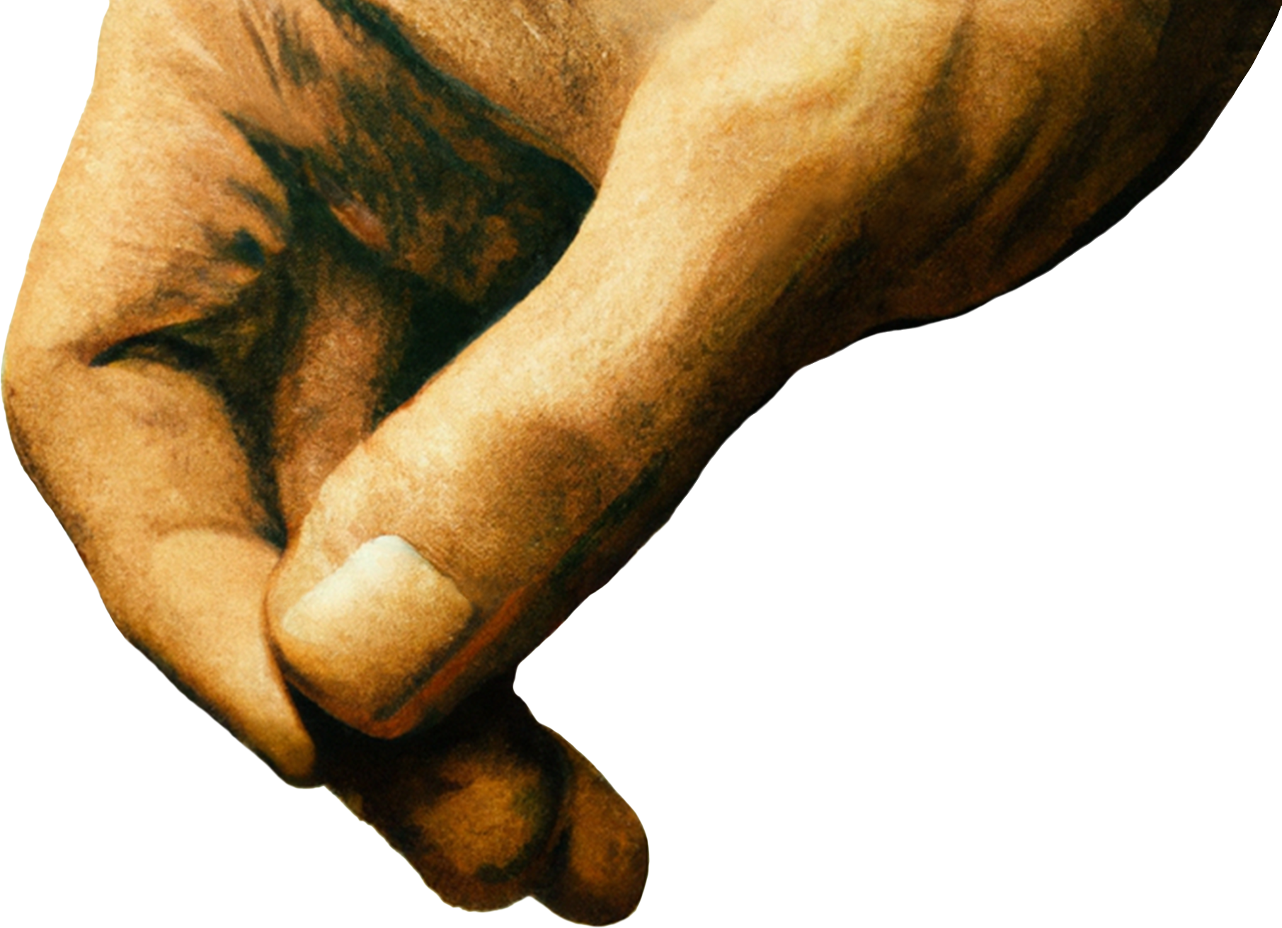 Hand dropping items
